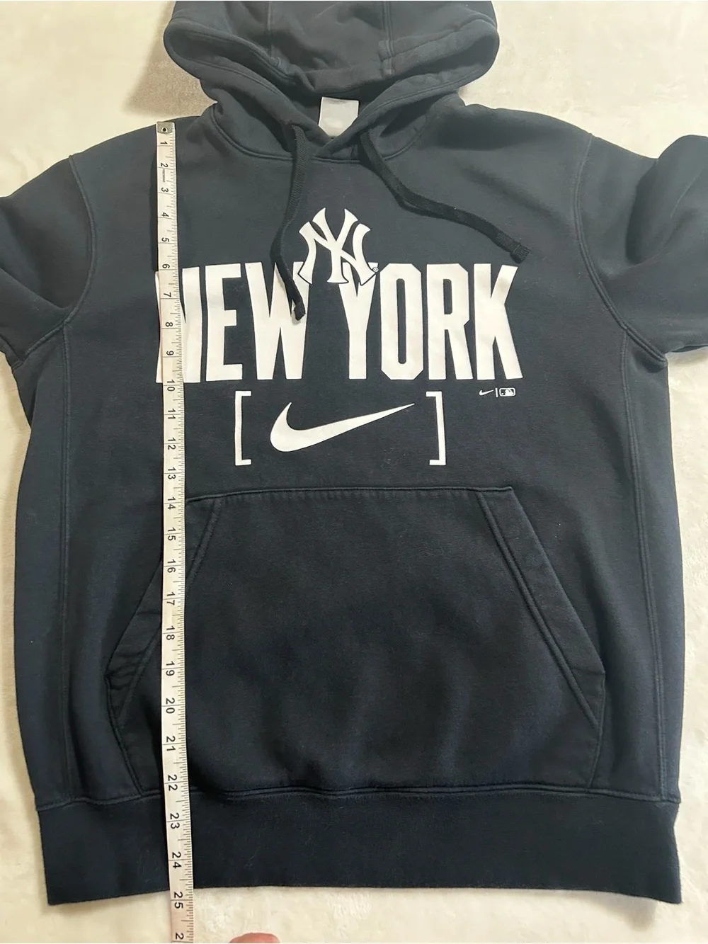 Nike New York Yankees Black Pullover Hoodie S Streetwear MLB
